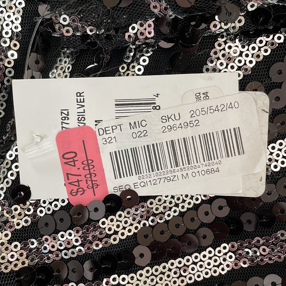 Midnight Doll sequined bodycon minidress NWT! - Picture 5 of 5